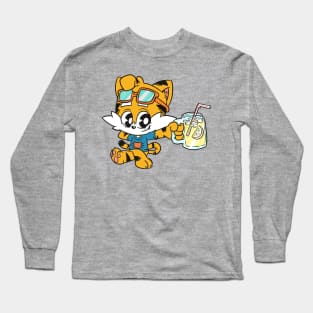 Little Tiger Dude - Summertime Fun Long Sleeve T-Shirt